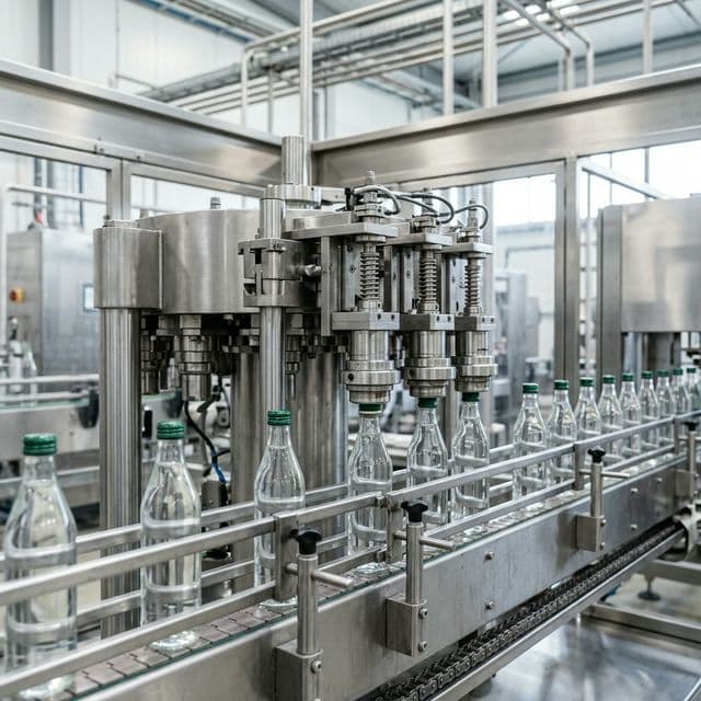 Máquina tampando de bomba de gatilho industrial