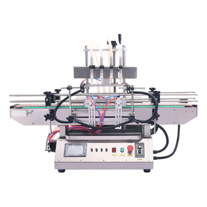 Automatic 4-Head Benchtop Liquid Filler